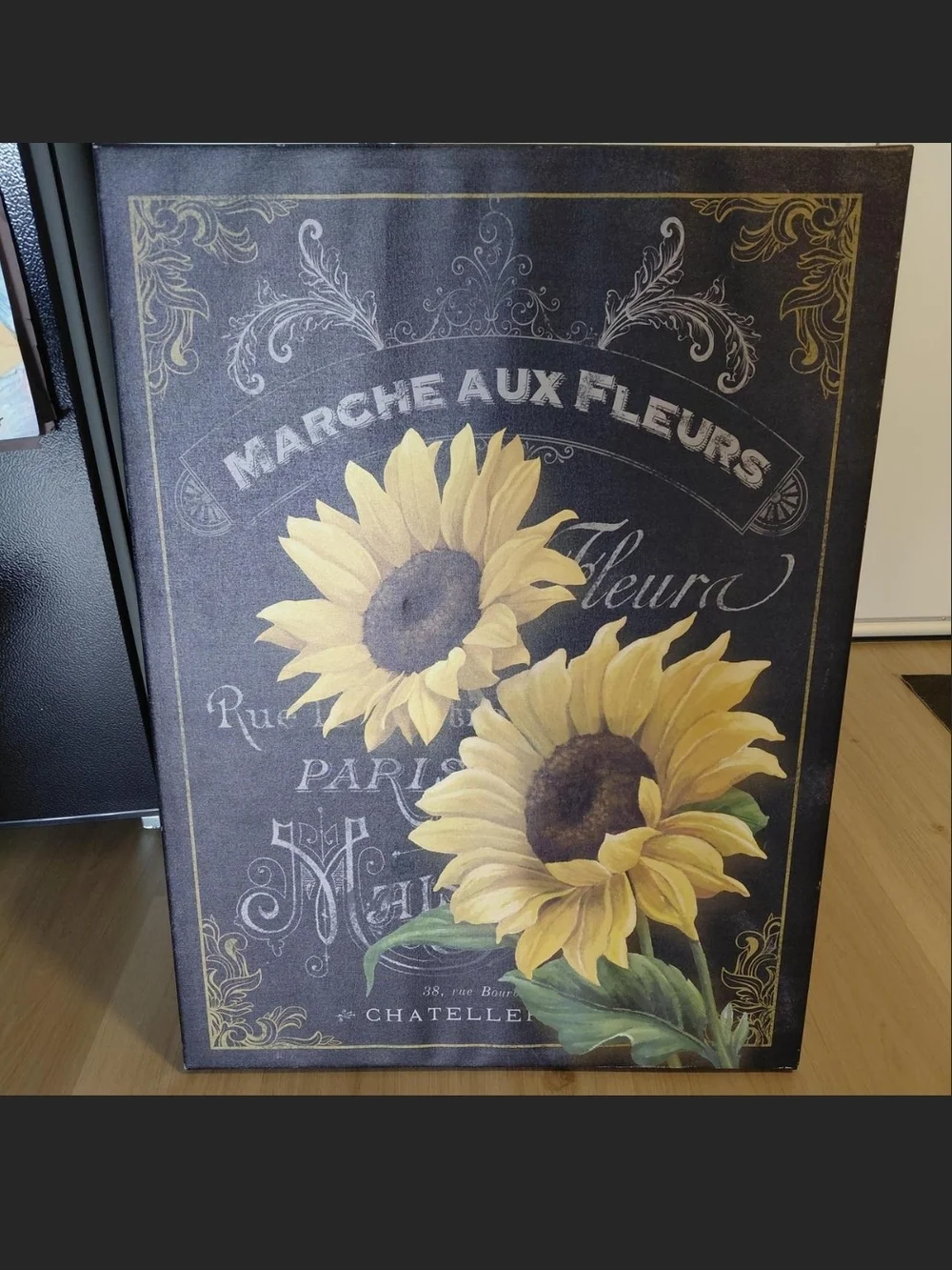 N/A framed canvas